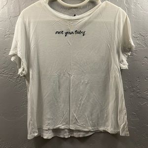 White not your baby crop